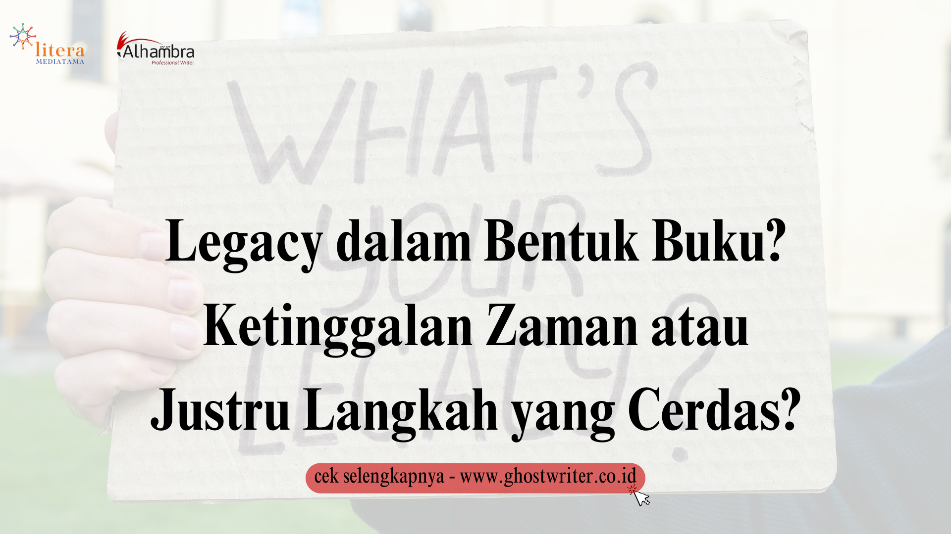 Legacy dalam Bentuk Buku? Ketinggalan Zaman atau Justru Langkah yang Cerdas?