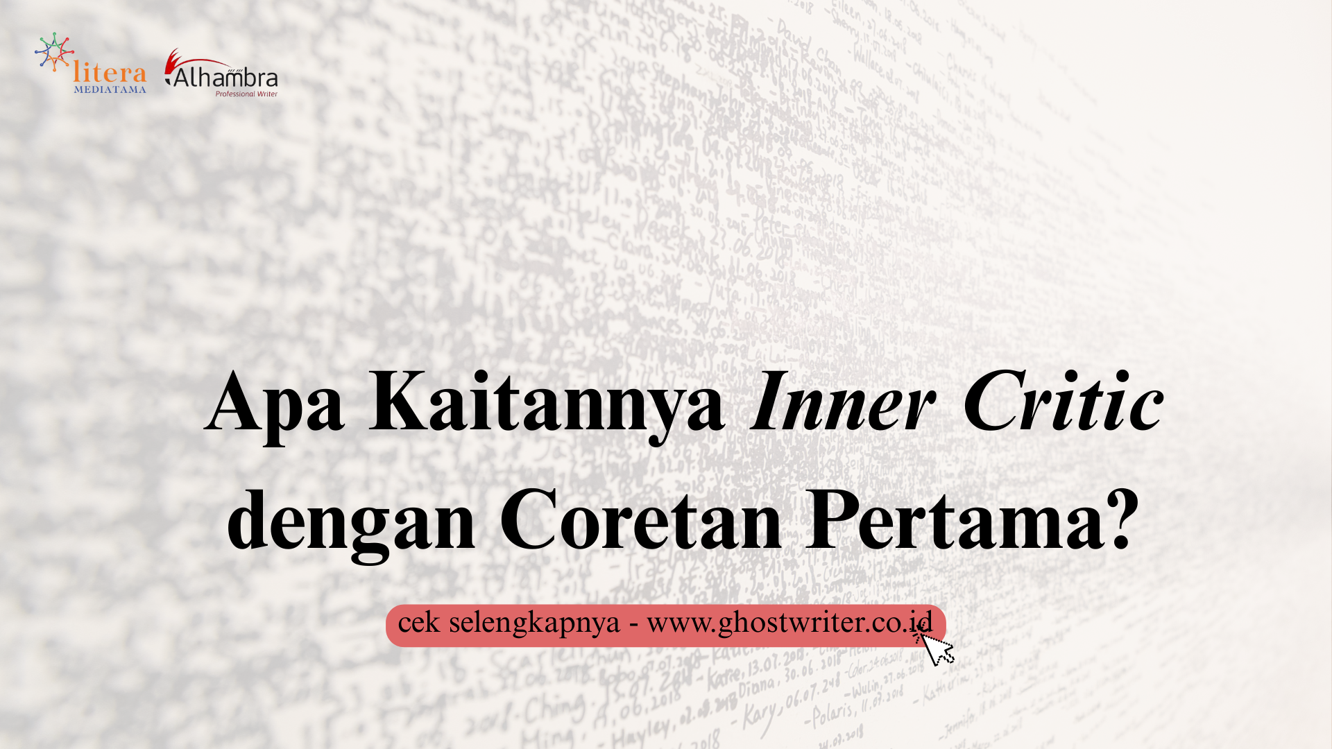 Tulis Dulu, Edit Nanti: Membungkam Inner Critic dengan Coretan Pertama Anda!