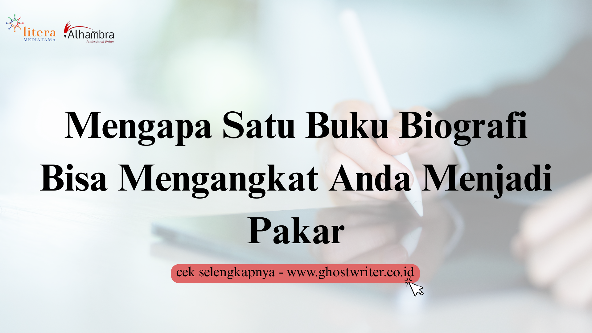 Cara Mengubah Status Dari Orang Biasa Menjadi Pakar Yang Disegani di Industri Mana Pun Hanya Lewat Satu Buku Biografi